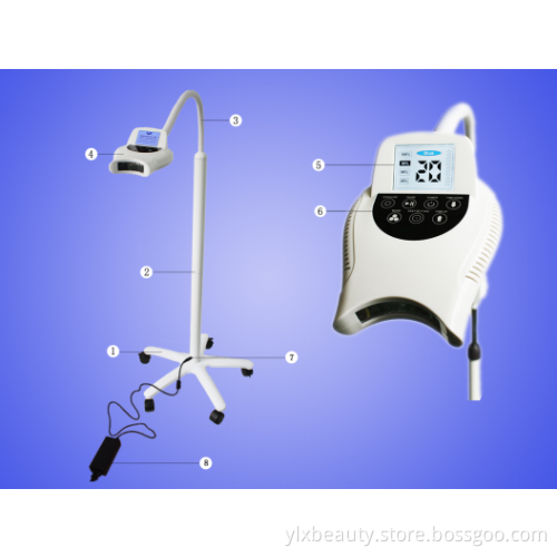 teeth whitenig machine led tooth bleaching lamp CE and patent
